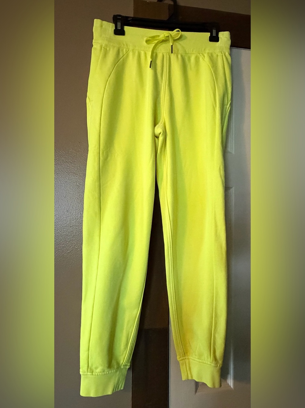 lululemon athletica Neon Yellow Scuba Joggers